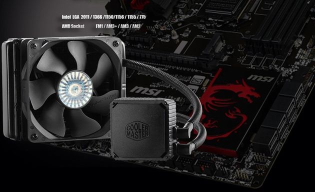 Cooler Master Seidon 120V chłodzenie cieczą grafika