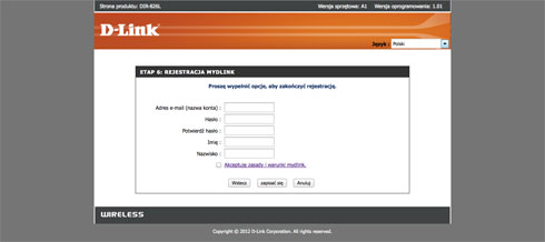 D-Link DIR-826L - instalacja
