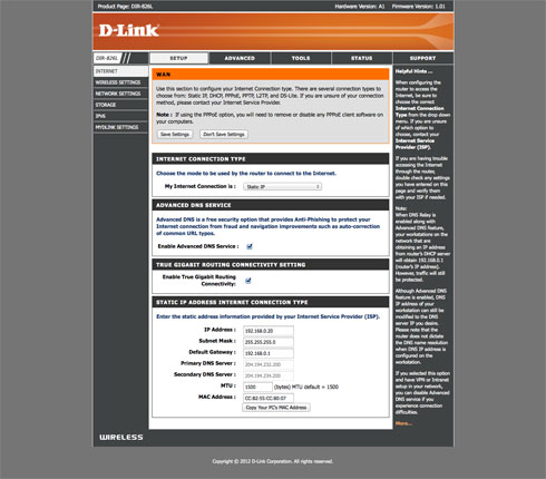 D-Link DIR-826L - instalacja
