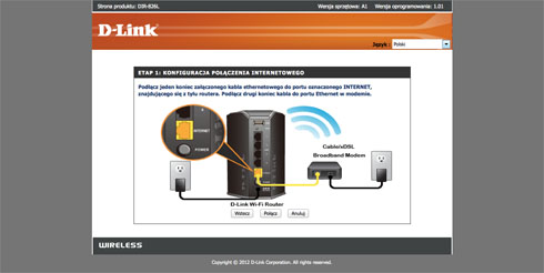D-Link DIR-826L - instalacja