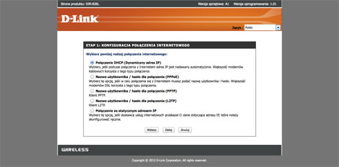 D-Link DIR-826L - instalacja