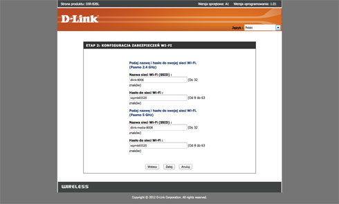 D-Link DIR-826L - instalacja