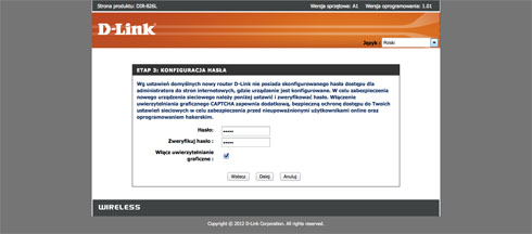 D-Link DIR-826L - instalacja
