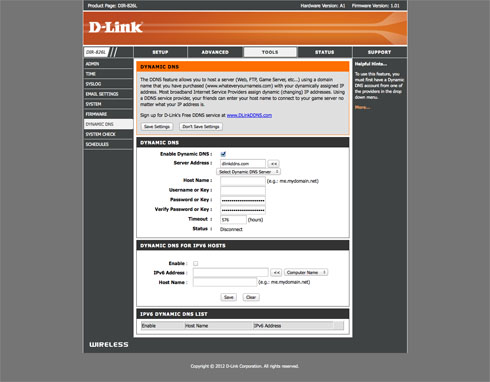 D-Link DIR-826L - Funkcje informacyjne i administracyjne